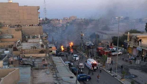 Car bomb blast  in Tikrit
