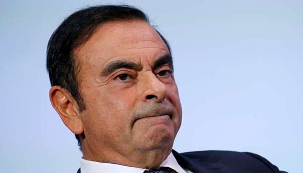 Carlos Ghosn, chairman and CEO of the Renault-Nissan-Mitsubishi Alliance, attends the Tomorrow In Motion event on the eve of press day at the Paris Auto Show, in Paris, France on October 1, 2018