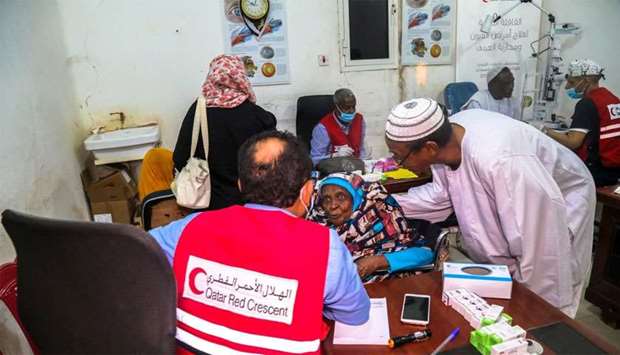 QRCS eye treatment in Sudan