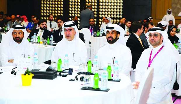 Al-Mansoori, along with other QSE officials, at the 9th annual IR meet. The QSE, the Qatar Financial Markets Authority and the listed companies have been working together over many years to ensure that disclosure and transparency are developed through an increasing focus on IR.