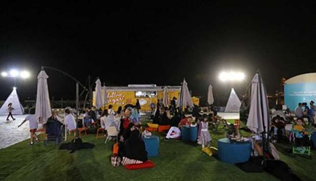 Ajyal Stage comes to life at the Katara esplanade, which will also feature the u2018Sony Cinema Under the Stars.u2019