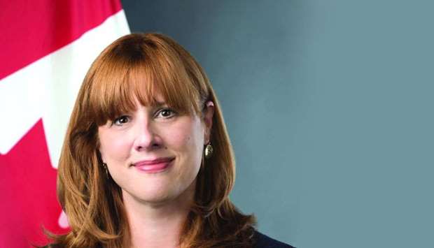 Canadian ambassador Stefanie McCollum.