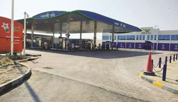 The new Rawdat Al Hamama-2 Woqod petrol station.