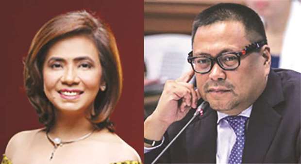 Angelina Helen Tan (left) and Joseph Ejercito.