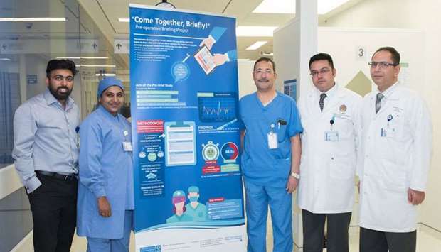 Members of HMCu2019s Acute Care Surgery section and Quality teamsrnrn