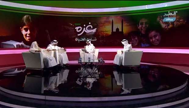 The campaign ended with live coverage on Qatar TV to mobilise more support.rnrn