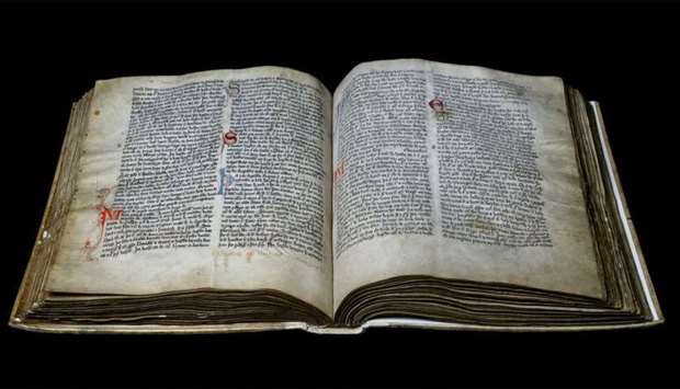 An Icelandic medieval manuscript of the Arnamagnaean Collection at the University of Copenhagen