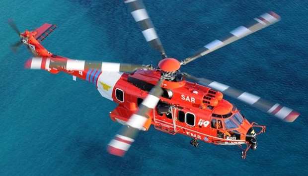 One of the Airbus H225 Super Puma helicopters, operated by South Korea's fire department