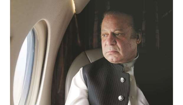 Sharif: a family source said that the former premier u2018finally agreed to go to London after the doctors told him categorically that they had already exhausted all medical treatment [options] available in Pakistanu2019.
