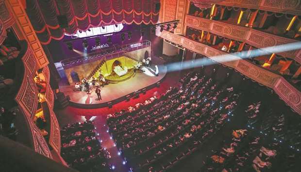 The opening night of Broken Wings witnessed a full house with front rows of VIPs, who applauded and enjoyed the rich musical experience brought to Doha for the first time.