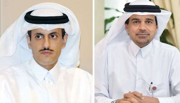 Sheikh Dr Khalid and al-Shaibei: Qatari economy enjoys great confidence on a global scale.