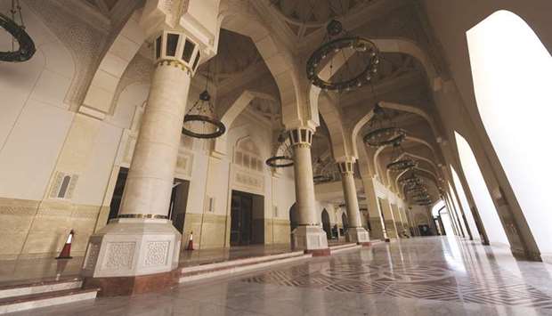 A view of Sheikh Muhammad Ibn Abdul Wahhab Mosque in Doha.