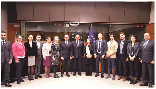 Deputies of the Qatari-European Friendship Association in the European Parliament.