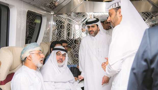 Qatar Rail welcomed HE Sheikh Bandar bin Mohamed bin Saud al-Thani, President of the State Audit Bureau, and a high-level delegation. The delegation had a tour of Msheireb station and travelled on the Doha Metro to Al Wakrah station, Qatar Rail tweeted.