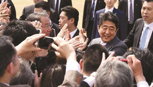 Prime Minister Shinzo Abe: bleak days ahead.