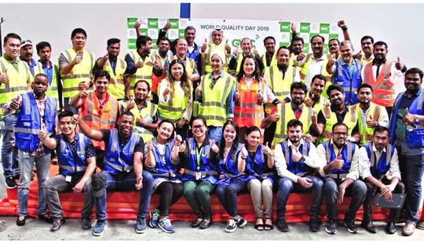 GWC employees during its celebration of World Quality Day 2019.rnrn