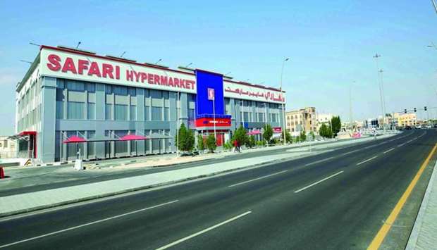 The new hypermarket with four floors is spread across about 193,000sq ft.rnrn