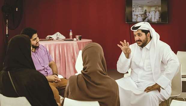 Abdulrahman al-Malki at Doha Learning Days.