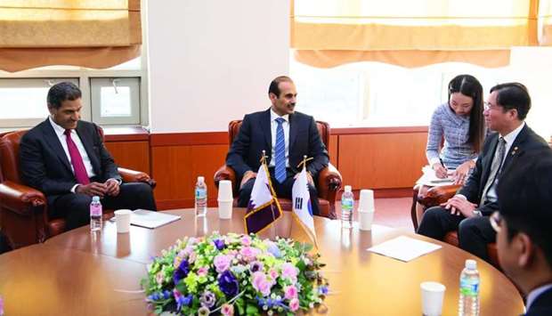 Al-Kaabi meets with South Korean energy minister, top executivesrnrn
