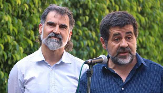 The report homed in on the cases of Jordi Sanchez and Jordi Cuixart, two rights activists who were sentenced to nine years in prison for ignoring court orders