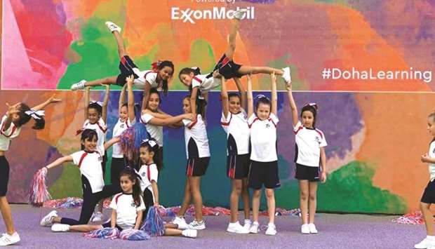 Children taking part in one of the activities at the DLD.
