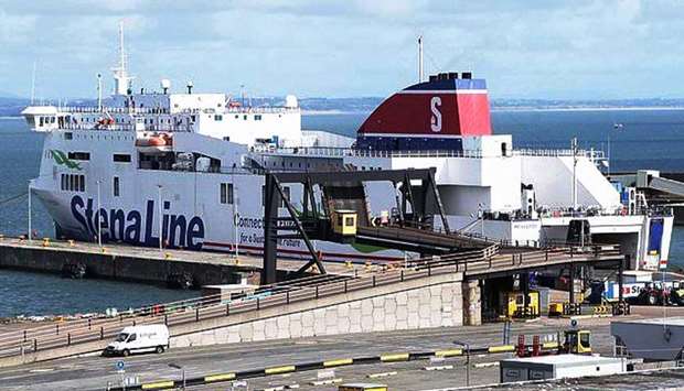 16 people are found in a sealed trailer on a Stena Line ferry