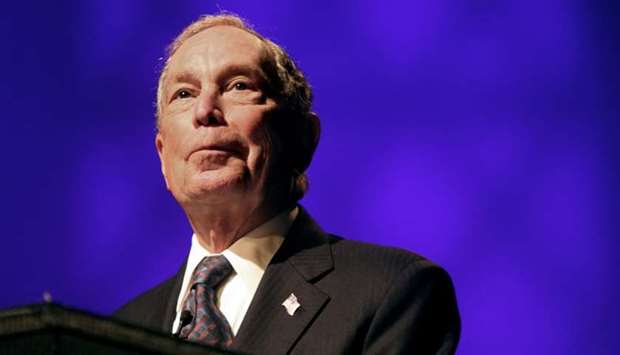 Michael Bloomberg speaks at the Christian Cultural Center in New York City on November 17. AFP