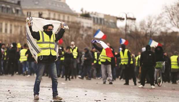 The u201cyellow vestsu201d in France take their name from the high-visibility jackets they wear. Their rage stems from a squeeze on household incomes.