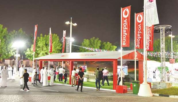 The Vodafone Qatar Gulf Cup Fan Zone.
