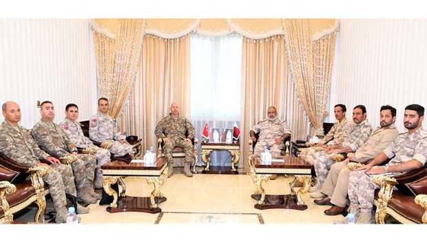 Armed Forces Chief of Staff meets Commander of Turkish Special Forcesrnrn
