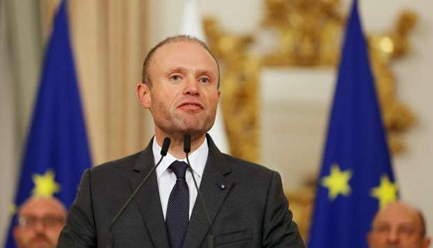 Muscat: reported to have informed President George Vella of his intention to resign.