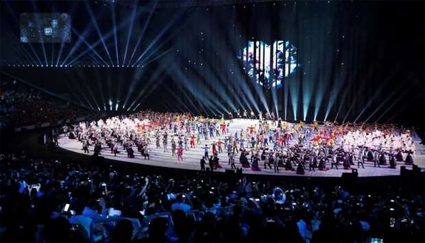 General view during the opening ceremony