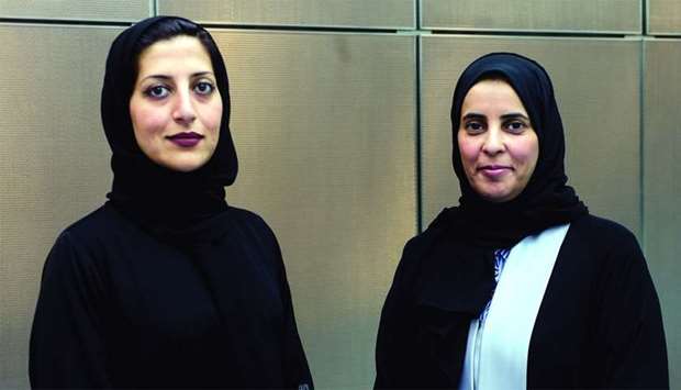 WISE Officials Dr Ameena Hussain and Dr Asmaa al-Fadala. PCITURE: Shemeer Rasheedrnrn