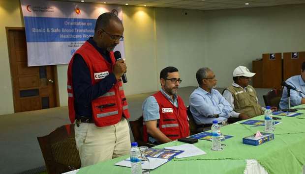 Snapshots from the training course.