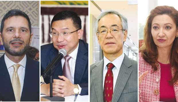 Pasquale Salzano, Zhou Jian, Kazuo Sunaga andBelen Alfaro