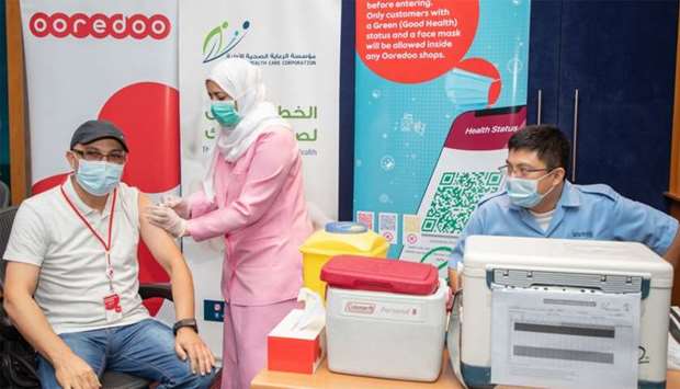 Ooredoo holds flu vaccination for staff