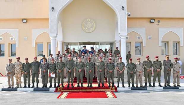 The Amiri Guard celebrated the conclusion of the 7th edition of the infantry competition for the year 2020, and the graduation of 4 foundation courses