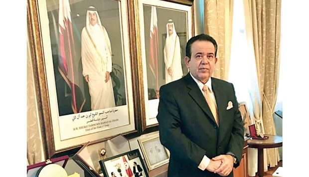 Qatar's ambassador to Tunisia Saad Nasser al-Hamidi