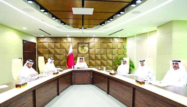 HE the Deputy Prime Minister and Minister of Foreign Affairs Sheikh Mohamed bin Abdulrahman al-Thani chairing the Qatari side at the Qatar-Kuwait Joint Supreme Committee for Cooperation meeting Tuesday