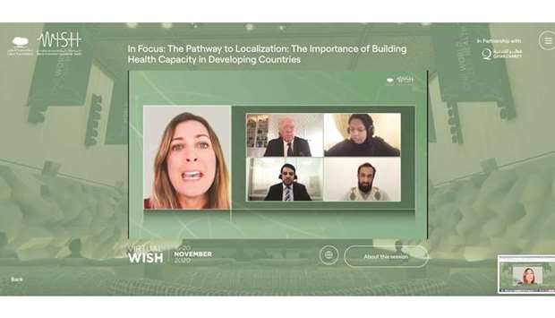 The panel discussion in progress.