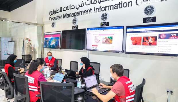 QRCS' Disaster Information Management Centre activated to respond to natural calamities such as earthquake