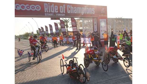 Snapshots from the 2020 Ooredoo Ride of Champions.