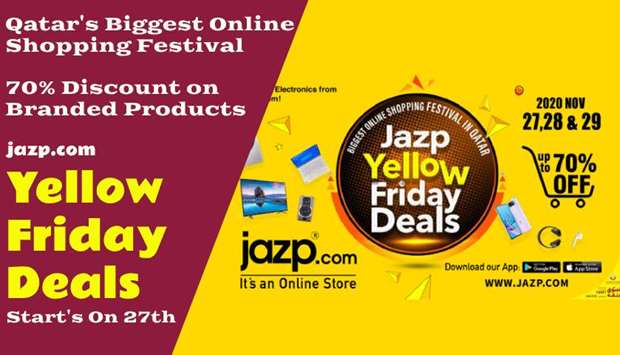 Jazp.com u201cYellow Friday Dealsu201d; Upto 70% Discount on Mobiles, Laptops and TVrnrn