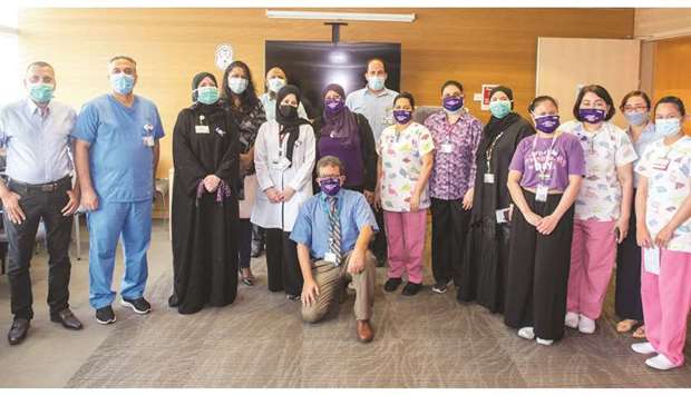 NICU team from WWRC observe World Prematurity Day.