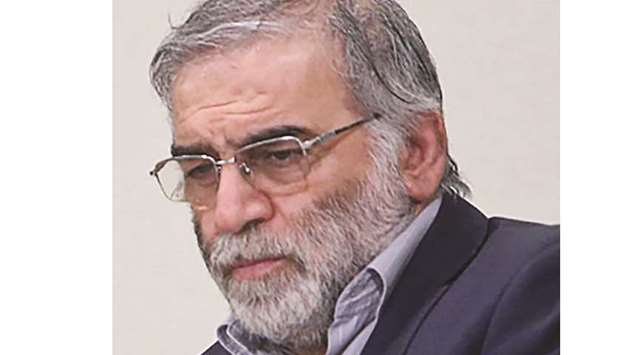 Prominent Iranian scientist Mohsen Fakhrizadeh is seen in this undated photo.