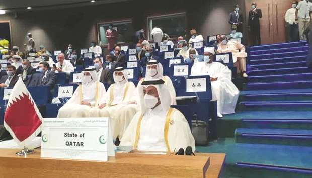 Qatar's delegation attends the 47th Session of Council of Foreign Ministers of OIC in Niamey.
