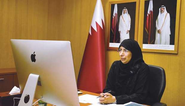 HE the Minister of Public Health Dr Hanan Mohamed al-Kuwari attended the meetings via videoconferencing.