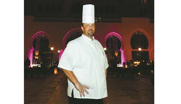 James Norman, executive chef at St. Regis Hotel