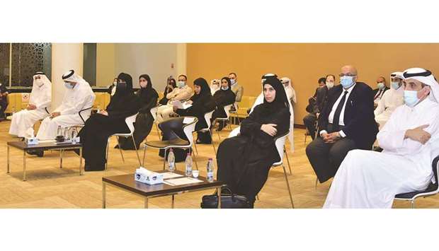 QU officials at the ceremony marking the ISO accreditation of its units.