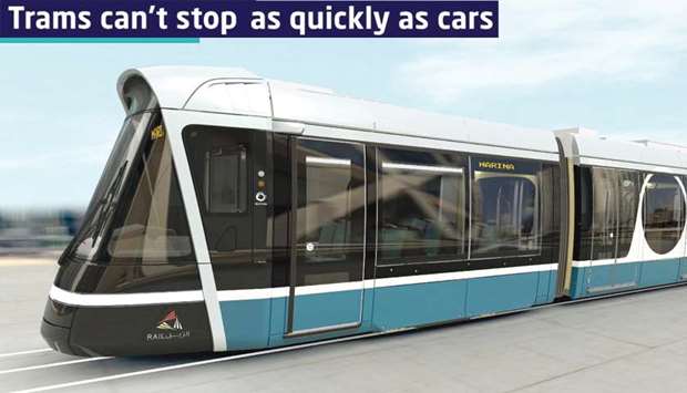 Tram traffic advice, road users urged to exercise caution